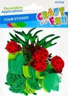 Pozostałe akcesoria dla plastyków - Craft with Fun Ozdoba dekoracyjna Eva Drzewo samoprzylepna 42szt 12/288 - miniaturka - grafika 1