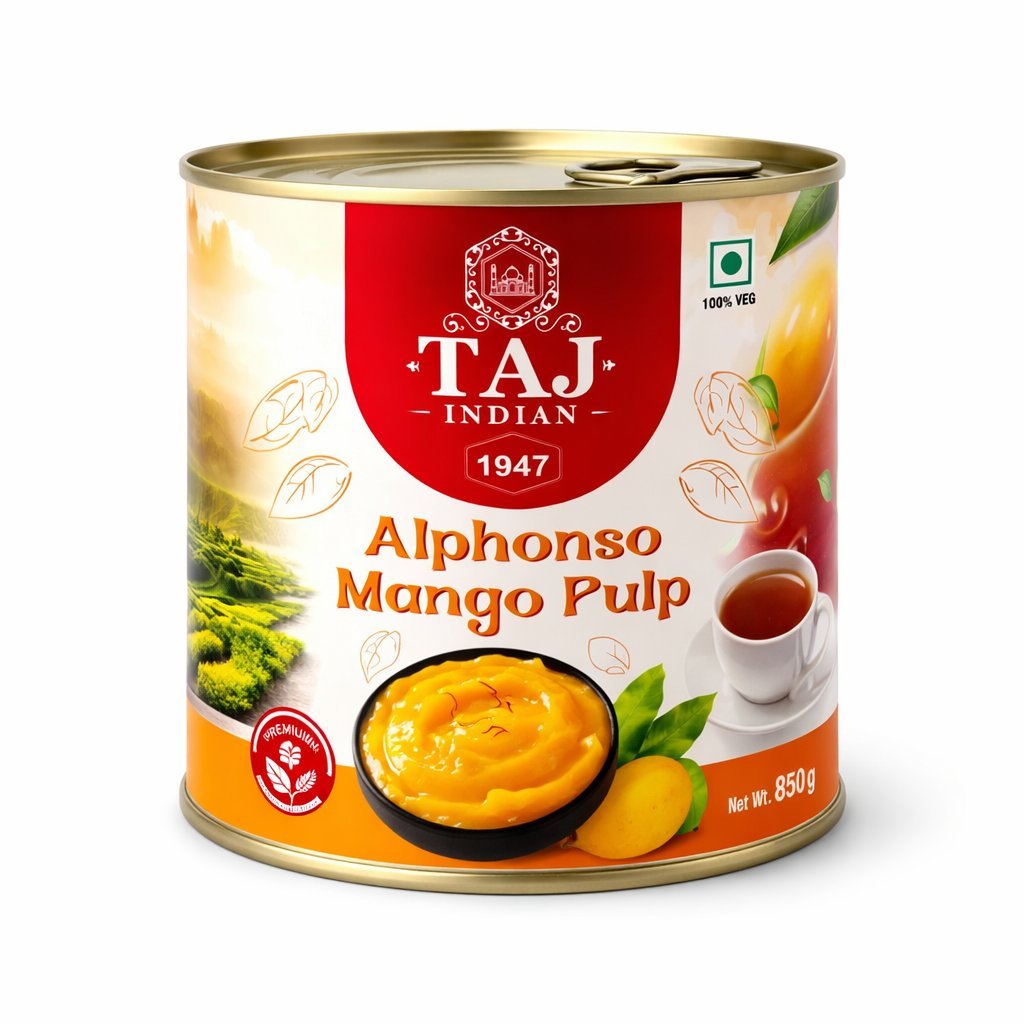 Pulpa z mango Taj Indian Alphonso Mango Pulp - odmiana Alphonso gęsta