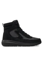Botki damskie - Skechers Botki 144198/BKGY Czarny - miniaturka - grafika 1