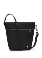 Torebki damskie - Torba antykradzieżowa damska Pacsafe W Crossbody - black - miniaturka - grafika 1