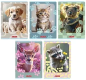 Zeszyty szkolne - Zeszyt A532k kratka Animals (10szt) Herlitz - zeszyt - miniaturka - grafika 1