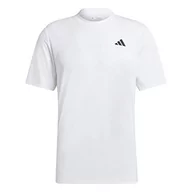 Koszulki męskie - adidas Męski T-shirt (Short Sleeve) Club Tee, biały, HS3276, L - miniaturka - grafika 1