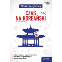 Planer językowy. Czas na koreański. A1-B1 - Pozostałe książki - miniaturka - grafika 1