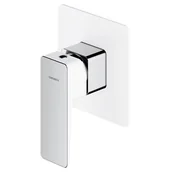 Baterie podtynkowe - Omnires PARMA PM7445 CRB CHROM + BIAŁY bateria prysznicowa podtynkowa - miniaturka - grafika 1