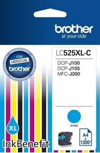 Brother Tusz Brother niebieski LC525XLCAP2=LC-525XLC, 1300 str. EXPBROABR0159 - Tusze oryginalne - miniaturka - grafika 4