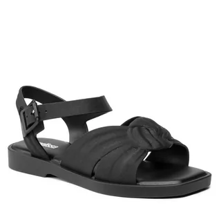 Sandały damskie - Melissa Sandały Plush Sandal Ad 33407 Black/Black 50481 - grafika 1