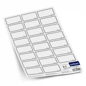 Pozostałe akcesoria kuchenne - Naklejki na słoiki samoprzylepne białe 23 szt. kod: O-842286 + Sprawdź na SuperWnetrze.pl - NATYCHMIASTOWA WYSYŁKA !! - miniaturka - grafika 1