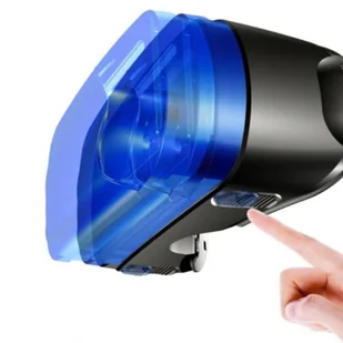 Alogy VR VRG PRO 3D wirtualna rzeczywistość na telefon 5-7 cali ze słuchawkami Czarne - Okulary VR - miniaturka - grafika 4