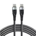 Kabel przewód USB-C PD 200cm everActive CBB-2PDG Power Delivery 3A z obsługą szybkiego ładowania 60W - Kable USB - miniaturka - grafika 1