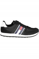 Buty sportowe męskie - Tommy Hilfiger Męskie Buty Sportowe Czarny Kolor: czarny, Rozmiar: 44 - miniaturka - grafika 1