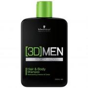Szampony do włosów - Schwarzkopf 3DMen Hair & Body Shampoo Szampon do włosów i ciała 250 ml - miniaturka - grafika 1