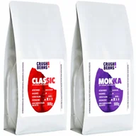 Kawa - Kawa ziarnista 2kg CLASSIC+MOKKA Crush Beans MIX - miniaturka - grafika 1