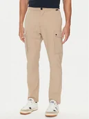 Spodnie męskie - Napapijri Spodnie materiałowe M-Broc NP0A4IK3 Beżowy Regular Fit - miniaturka - grafika 1