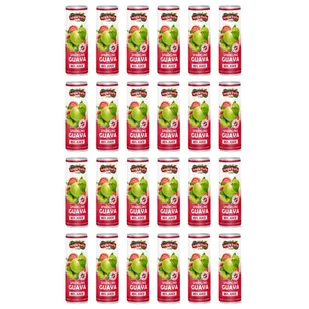 Jungle Fruits Napój gazowany z sokiem z guawy Zgrzewka 24 x 330 ml - żywność - Napoje gazowane - miniaturka - grafika 1