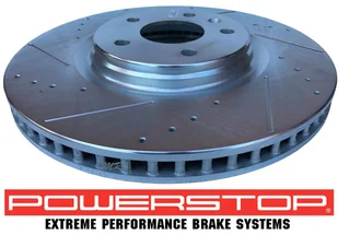 Przednie klocki Z26 EXTREME + WIERCONE NACINANE tarcze hamulcowe POWERSTOP J55 345mm Chevrolet Corvette C7 2014-2019 - Tarcze hamulcowe - miniaturka - grafika 5