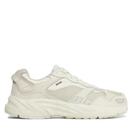 Sneakersy męskie - Sneakersy Boss Levitt Runn 50513142 Beżowy - miniaturka - grafika 1