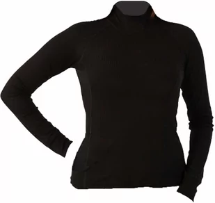 COOL koszulka ze stójką i długim rękawem - damska Wielkość: M, Kolor: ciemnoniebieski - Koszulki sportowe damskie - miniaturka - grafika 1