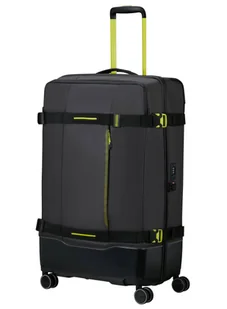 Walizka duża American Tourister Urban Track 79 cm - coated black / lime - Torby podróżne - miniaturka - grafika 1