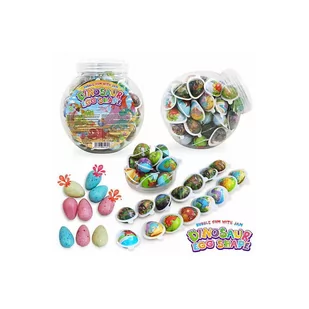 GUMA DO ŻUCIA DINOSAUR EGG SHAPE (12G) 50SZT - Gumy do żucia, lizaki, dropsy - miniaturka - grafika 1
