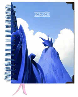 Kalendarz 2024-2025 dzienny A5+ terminarz książkowy planer dowolny miesiąc - Kalendarze - miniaturka - grafika 1