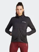 Odzież trekkingowa damska - adidas Polar IB1814 Czarny Slim Fit - miniaturka - grafika 1