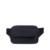 Torebki damskie - Hexagona Torba biodrowa Citizen, czarna, dł. 42 x wys. : 17 x P: 6,5 cm, swobodna. - miniaturka - grafika 1