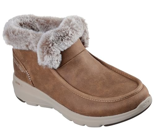 Skechers Damskie botki Glacial Ultra Botki, kasztanowe, 40 UK, Kasztan, 41 EU