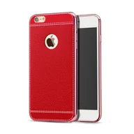 Etui i futerały do telefonów - Etui na telefon komórkowy Apple iPhone XS Etui ochronne Etui zderzak Etui skóra syntetyczna czerwony - miniaturka - grafika 1