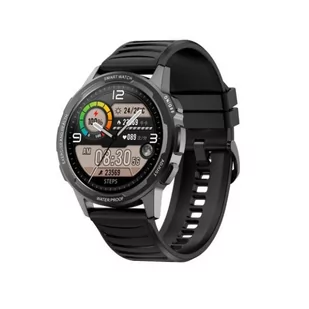 Zegarek Sportowy Smartwatch Senbono X28 Czarny Full Hd 360X360, Pomiar Spo2, Metalowa Koperta - Monitory aktywności - miniaturka - grafika 1