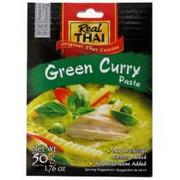 Przyprawy w płynie - REAL THAI Pasta Curry zielona 50g - Real Thai - miniaturka - grafika 1