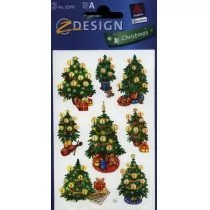 AVE2322 Naklejki świąteczne Z-Design - choinki - Scrapbooking - miniaturka - grafika 1