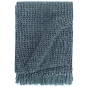 Narzuty - vidaXL Bawełniana narzuta, 125 x 150 cm, błękit indygowy - miniaturka - grafika 1