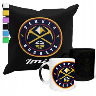 ZESTAW KUBEK MAGICZNY ZMIENIAJĄCY KOLOR + POSZEWKA DENVER NUGGETS + IMIĘ - Gadżety dla niej i dla niego - miniaturka - grafika 1