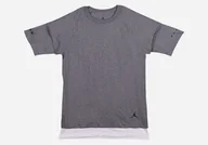 Koszulki męskie - Nike Air Jordan Aj13 Double Layer Tee Dark Heather - miniaturka - grafika 1
