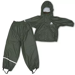 Spodnie i spodenki dla chłopców - CeLaVi Spodnie przeciwdeszczowe Rainwear Suit - Basic dla chłopców, kolor: zielony, rozmiar: 92 (90) - grafika 1