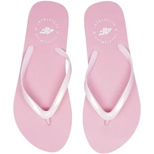 Klapki damskie 4F jasny róż H4L20 KLD005 56S różowe - Klapki i japonki damskie - miniaturka - grafika 1