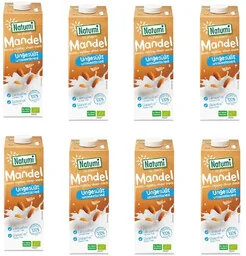Natumi Napój Migdałowy Bez Cukru Bez Glutenu 8x1L - Napoje roślinne - miniaturka - grafika 1