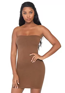 Leg Avenue Bezszwowa sukienka w kształcie bodycon, brązowa, S/M - Sukienki - miniaturka - grafika 1