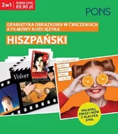 Książki do nauki języka hiszpańskiego - Gramatyka obrazkowa/filmowy kurs. Hiszpański 2w1 - miniaturka - grafika 1