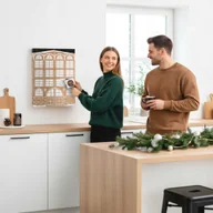 Ozdoby bożonarodzeniowe - Kalendarz Adwentowy Z Kawą Mieloną 24 Różne Smaki Zestaw Degustacyjny - miniaturka - grafika 1