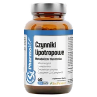 Układ pokarmowy - PharmoVit, czynniki lipotropowe, metabolizm tłuszczów, 60 kapsułek - miniaturka - grafika 1