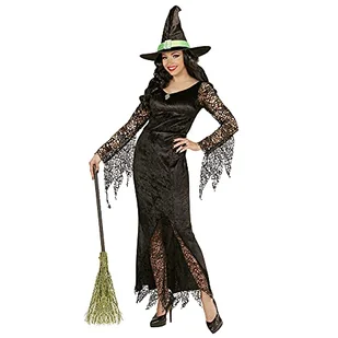 W WIDMANN MILANO Party Fashion - Kostium czarownicy, sukienka i kapelusz, magik, kostium na Halloween - Sukienki - miniaturka - grafika 1