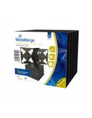 Pudełka i akcesoria na płyty CD - Media Range CD/DVD Futerał 4x - 5 sztuk - BOX34-4 - miniaturka - grafika 1