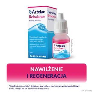 Bausch&Lomb Artelac Rebalance krople do oczu 10ml 9061042 - Wzrok i słuch - miniaturka - grafika 2