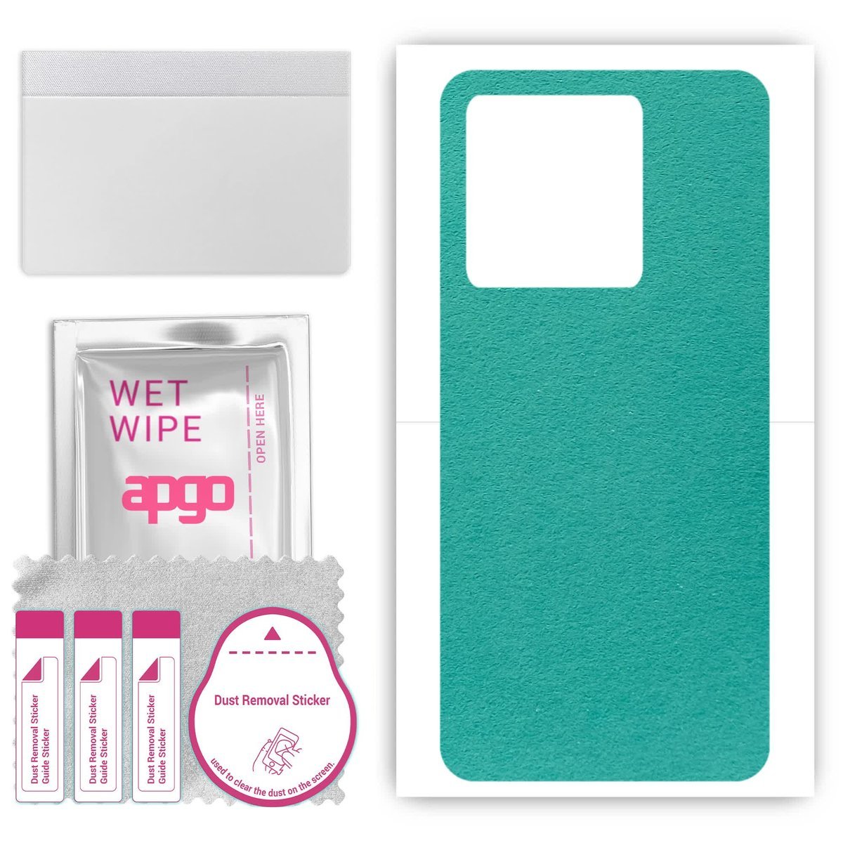 Folia naklejka skórka strukturalna na TYŁ Zamsz do Infinix Zero 30 5G - Zamsz Miętowy - apgo SKINS