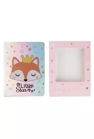 Notes holograficzny lisek 19x13,5cm - Notesy i bloczki - miniaturka - grafika 1