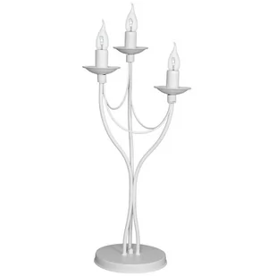 Aldex Lampa stołowa 3pł 397B/D RÓŻA BIAŁA - Lampy stojące - miniaturka - grafika 1