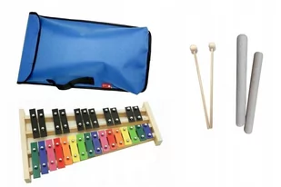 Dzwonki chromatyczne Mat Max 27-tonowe kolorowe pokrowiec klawes niebieski - Akcesoria do perkusji - miniaturka - grafika 1