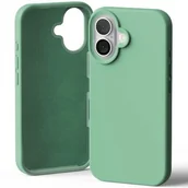 Etui i futerały do telefonów - Etui MERCURY Silicone do Apple iPhone 16 Zielony - miniaturka - grafika 1