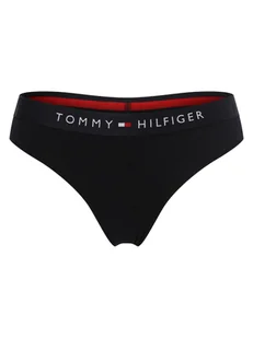 Tommy Hilfiger Stringi Kobiety Bawełna niebieski jednolity, S/M - Majtki damskie - miniaturka - grafika 1
